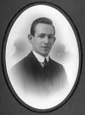 Josef Wallin, elev vid Örebro Tekniska Elementarskola, 1921-06-07