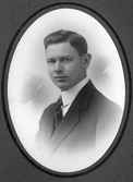 Hugo Bonde, elev vid Örebro Tekniska Elementarskola, 1921-06-07