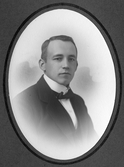 Helge Ericsson, elev vid Örebro Tekniska Elementarskola, 1921-06-07