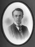 Harald Johansson, elev vid Örebro Tekniska Elementarskola, 1921-06-07