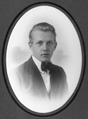 Birger Pettersson, elev vid Örebro Tekniska Elementarskola, 1921-06-07