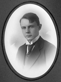 Tage Hultgren, elev vid Örebro Tekniska Elementarskola, 1921-06-07