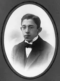 Herbert Carlsson, elev vid Örebro Tekniska Elementarskola, 1921-06-07