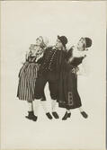 Rollporträtt av Helga Dahl, Axel Witzansky och Bertha Krantz i uppsättningen 