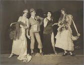 Rollporträtt av Klara Kjellblad, Jean Börlin, Ebon Strandin och Edith von Bonsdorff i uppsättningen 