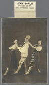Rollporträtt av Miarka Fiord, Jean Börlin och Zita Fiord i dansnumret 