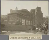 Svenska Balettens affischer vid Alexanderplatz i Berlin.