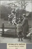 Delar av Svenska Balettens dansare i Hyde Park, London.
