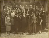 Svenska Balettens dansare och övrig personal i Berlin.