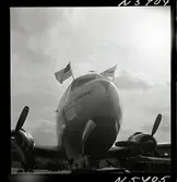 1678 S.A.S Gander Airport, New York; New York, Stockholm; Flygbilder