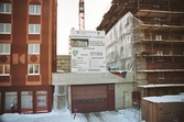 Entreprenörsskyltar i kvarteret Mältaren, 1986