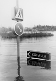 Översvämning mot Kåfalla i Lindesberg, 1977