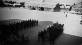 Uppställning på Kaserngården på I3 i Örebro, 1936