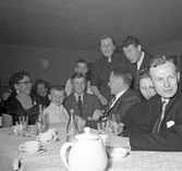 Estniska klubbens årsfest i Kristinagården, , gäster samlade vid ett bord