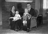 Familjen Ahlgren i Brockston i USA, 1930-tal