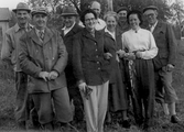 Grupp på utflykt till Kåvö i Hovsta, 1954