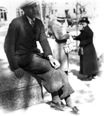 Lennart med golfbyxor, ca 1933