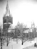 Nikolaikyrkan från sydost, ca 1930