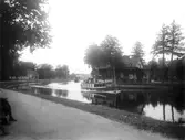 Svartån med fartyg, ca 1930