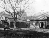 Gårdsinteriör på Drottninggatan 51, 1920-tal