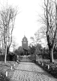 Grusgång fram till Adventskyrkan i Hjortkvarn, ca 1930