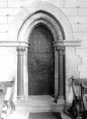Portalen till sakristian i Nikolaikyrkan, ca 1930