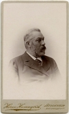 Porträtt på J.H.G. Fredholm Riksdagsman Civilingenjör.