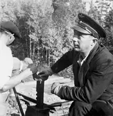 Tre män på spåret, 1950-tal