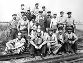 Banarbetare vid Gustavsvik, 1950-tal