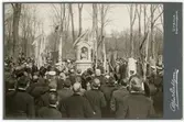 Kabinettsfotografi - Wiknermonumentets avtäckning, Uppsala 1902