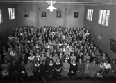 Länets jordbrukarkvinnor samlade på Kävesta folkhögskola, 1946