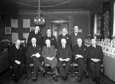 Deltagarna i JUF:s Riksfröutställning hos hushållningssällskapet, 1940