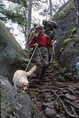 Vandring i Lilla Trollkyrka i Tivedens Nationalpark, 1986