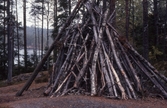 Stöttesten i Trollkyrka i Tivedens Nationalpark, 1980