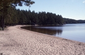 Stranden i Vitsand i Tivedens Nationalpark, 1989
