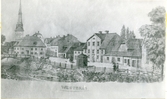 Västerås.
Litografi från 1830, föreställande Johan Wilhelms torg.