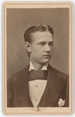 Porträtt på Apotekare Anders Erik Hultquist, Jönköping. Föddes 20 september år 1858 och dog den 30 mars år 1939.