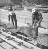 YTONG - Futural arbetsbilder Futural tak bensinstation, Saltsjö-Järla