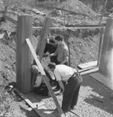 YXHULTS Försäljnings AB, herr Hammer villa husbygge med ”ytongstav”, Vällingby