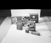 Hedmans Lito, uppställning av skyltkartonger