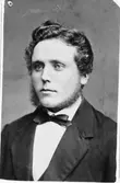 Ateljéporträtt av Karl Eriksson (1846 - 1888), son till Erik och Anna Maria Bengtsson, Vommedal Östergård 