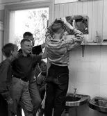 Vattenkamning på Kalvudden