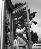 Telefon vid Folkets park i Linköping