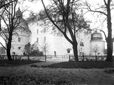 Örebro slott sett från slottsparken mot norr, 1920-tal
