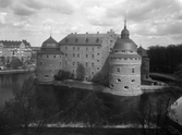 Örebro Slott i Svartån, sett från söder, 1930-tal