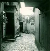 Gårdsinteriör i kvarteret Bokbindaren 18.