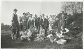 Kållereds Missionsförsamlings juniorer på utflykt, 1930-tal.