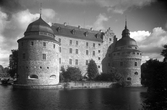 Örebro slott från centralparken, 1930-tal