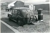 Västerås.
Bil med gengasaggregat.