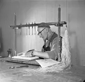 Hagrens Bokbinderi, interiör av nya fabriken